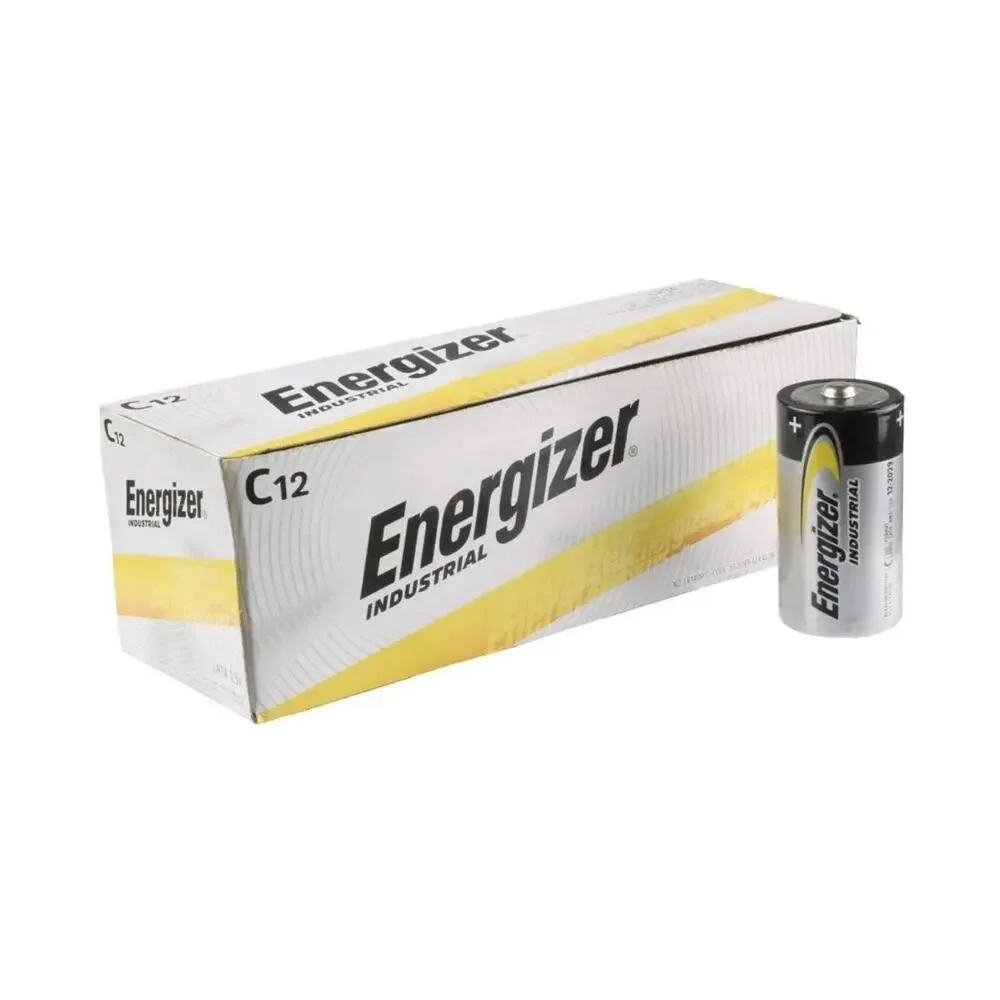 Energizer EN93 Industrial Alkaline Batteries, C , 12 Batteries/Box Exp:2035